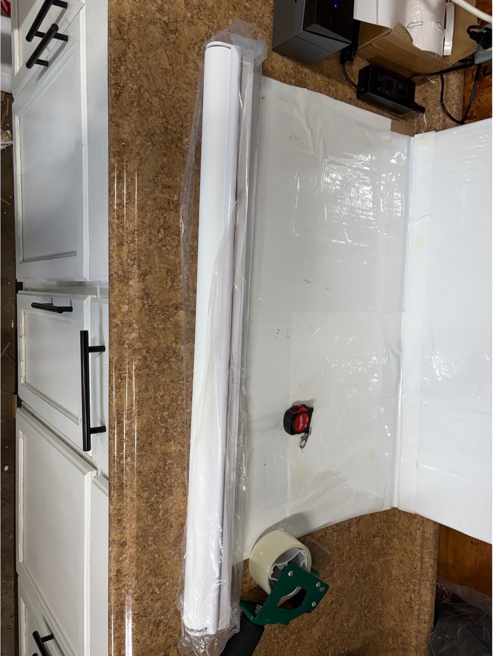White Roller Blinds Window Shade. NO HARDWARE